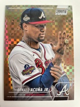 2022 Stadium Club Chrome Xfractor #108 Ronald Acuna Jr.
