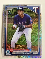 2024 Bowman Chrome Prospects Shimmer Refractor #BCP-159 Yolfran Castillo