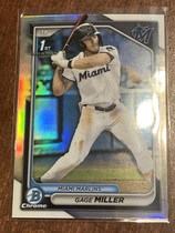 2024 Bowman Chrome Draft Refractor #BDC-64 Gage Miller