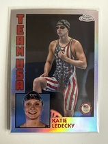 2024 Topps Chrome U.S. Olympics 1984 Topps #84T-1 Katie Ledecky