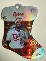 2024 Topps Holiday Stocking Die Cut Ornament #SDC-7 Byron Buxton