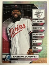2024 Bowman Chrome Draft Bowman Draft Night Refractor #BDN-9 Kaelen Culpepper