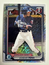 2024 Bowman Chrome Prospects Shimmer Refractor #BCP-167 Dameury Pena