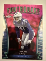 2024 Topps Chrome Youthquake Pink Refractor #Y-9 Laiatu Latu