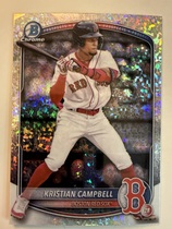 2025 Bowman Chrome Prospects Mini Diamond Refractor #BCP-42 Kristian Campbell