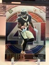 2021 Panini Select Numbers #SN-19 Alvin Kamara