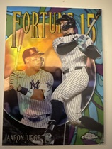 2025 Topps Chrome Fortune 15 #F15-1 Aaron Judge
