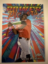 2025 Topps Chrome Power Players #PP-14 Jose Ramirez