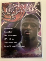 1997 Collectors Edge Excalibur Gridiron Wizards Draft #11 Warrick Dunn