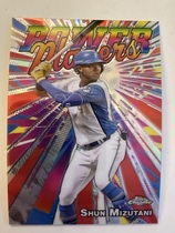 2025 Topps Chrome NPB Power Players #PP-20 Shun Mizutani