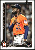 2025 Topps Base Set Series 2 #509 Cristian Javier