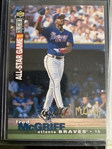 1995 Upper Deck Collectors Choice Gold Signature #69 Fred McGriff