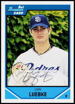 2007 Bowman Draft Draft Picks #BDPP7 Cory Luebke