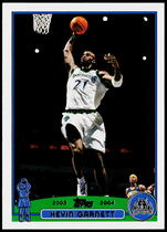 2003 Topps Base Set #100 Kevin Garnett