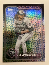 2024 Topps Holiday Insert #259 Justin Lawrence