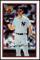 1989 Bowman Base Set #176 Don Mattingly