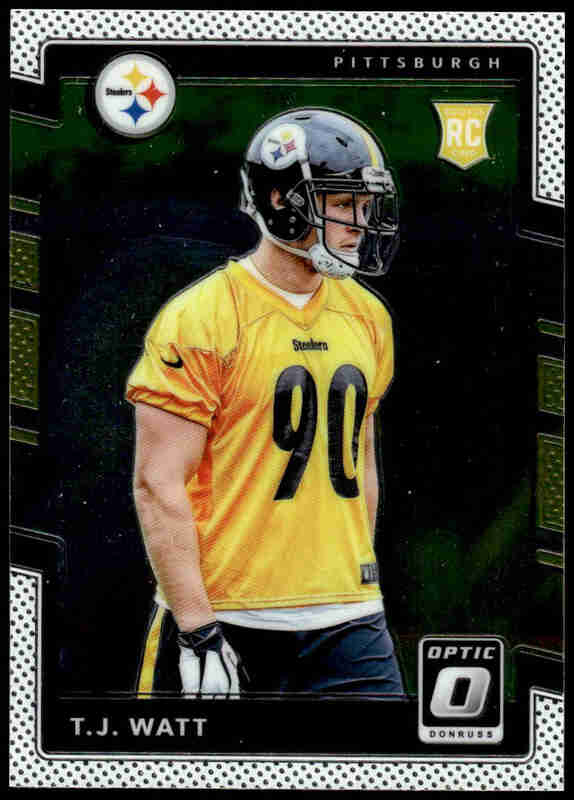 Football Trading Cards | T.J. Watt | Sportlots.com